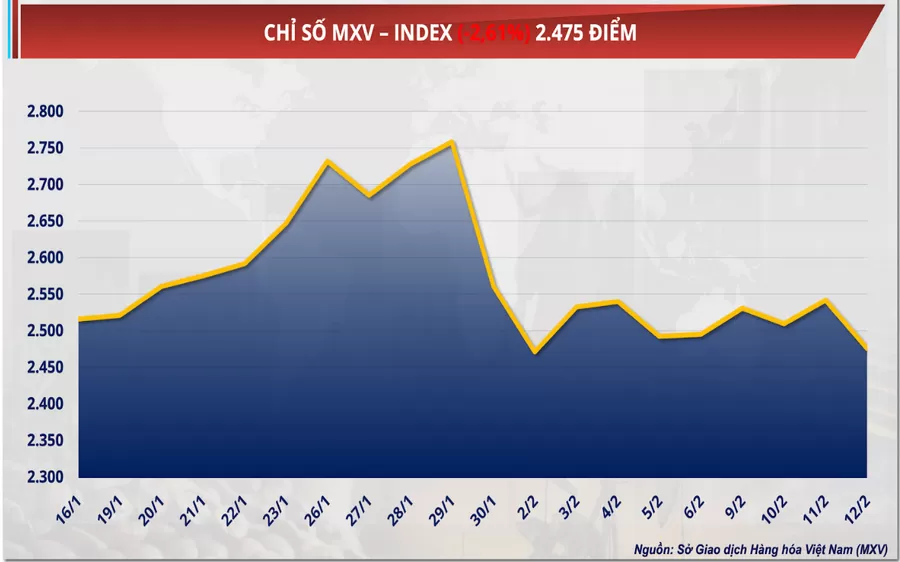 Bản tin MXV ngày 13/02/2026: Giá đậu tương đã tăng gần 1,2% lên mức 417,9 USD/tấn